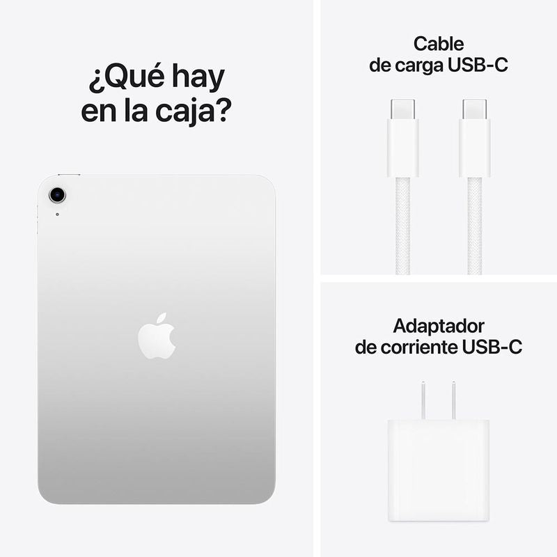 iPad 11 Pulgadas A16 Wi-Fi, 128GB - Plata