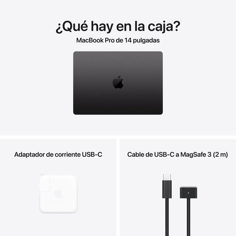 Macbook Pro 14″ M5 16GB RAM + 1TB SSD (Teclado Ingles) - Space Black
