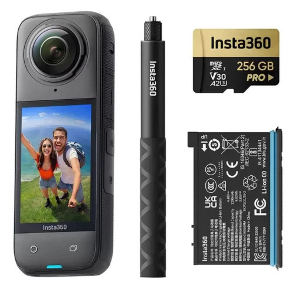 Insta360 X4 con accesorios