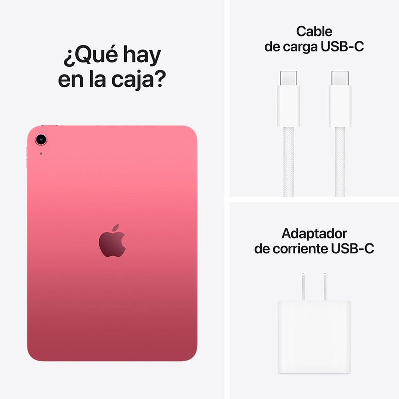 iPad 11 Pulgadas A16 Wi-Fi, 256GB - Rosa