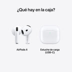 AirPods 4 con estuche de carga USB-C - Sin cancelación de ruido
