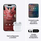 AirPods 4 con estuche de carga USB-C - Con cancelación de ruido