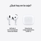 AirPods 4 con estuche de carga USB-C - Con cancelación de ruido