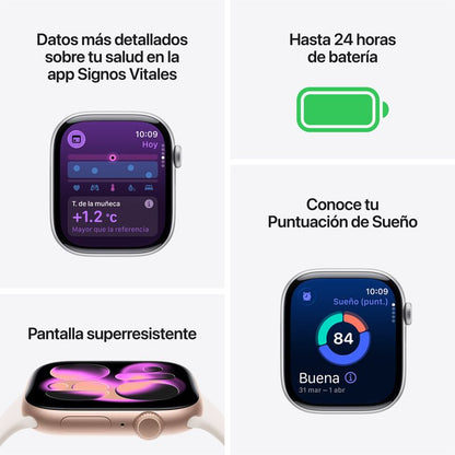 Apple Watch Series 11 GPS 42mm Correa Deportiva - Space Gray