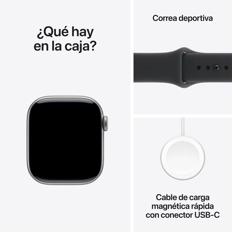 Apple Watch Series 11 GPS 42mm Correa Deportiva - Space Gray