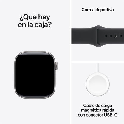 Apple Watch Series 11 GPS 42mm Correa Deportiva - Space Gray