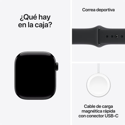 Apple Watch Series 11 GPS 46mm Correa Deportiva - Jet Black