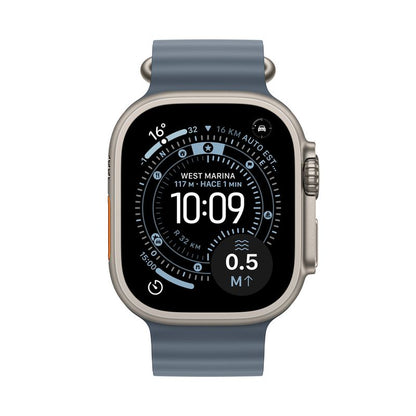 Apple Watch Ultra 3 GPS + Cellular Con Caja De Titanio de 49mm y Correa Ocean - Natural Titanium
