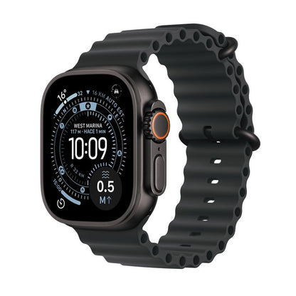 Apple Watch Ultra 3 GPS + Cellular Con Caja De Titanio de 49mm y Correa Ocean - Black Titanium