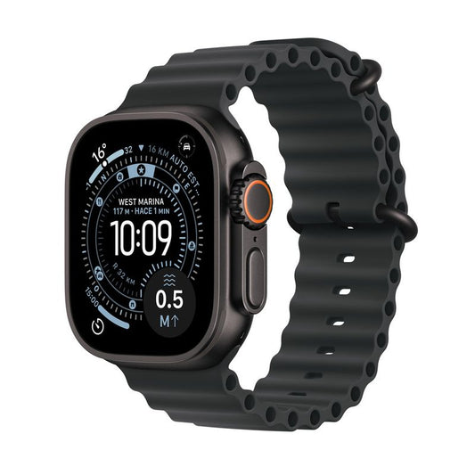 Apple Watch Ultra 3 GPS + Cellular Con Caja De Titanio de 49mm y Correa Ocean - Black Titanium