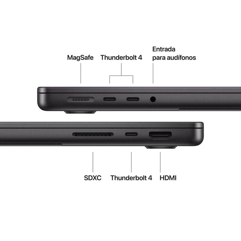 Macbook Pro 14″ M5 16GB RAM + 1TB SSD (Teclado Ingles) - Space Black