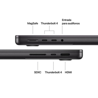 Macbook Pro 14″ M5 16GB RAM + 1TB SSD (Teclado Ingles) - Space Black