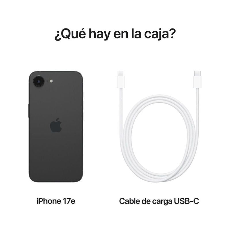iPhone 17e 256GB eSIM - Negro (2026)