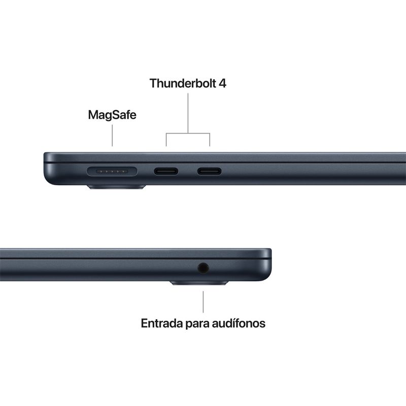 MacBook Air M5 13” 16GB RAM + 512GB (Teclado Ingles) - Midnight (2026)