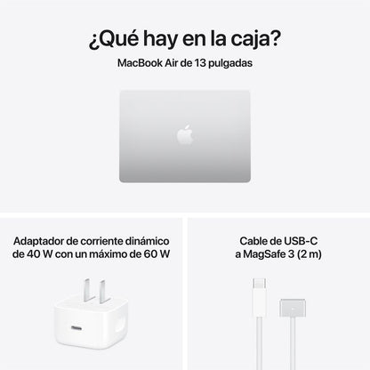 MacBook Air M5 13” 16GB RAM + 512GB (Teclado Ingles) - Silver (2026)