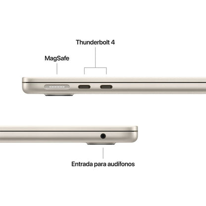 MacBook Air M5 13” 16GB RAM + 512GB (Teclado Ingles) - Starlight (2026)