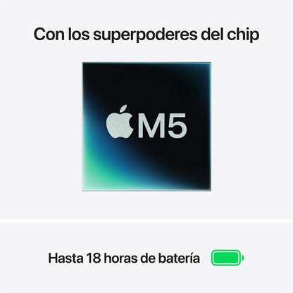 MacBook Air M5 13” 16GB RAM + 512GB (Teclado Ingles) - Sky Blue (2026)