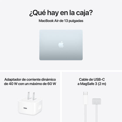 MacBook Air M5 13” 16GB RAM + 512GB (Teclado Ingles) - Sky Blue (2026)