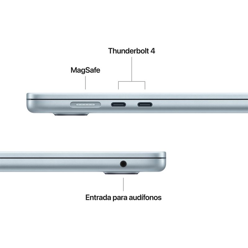 MacBook Air M5 15” 16GB RAM + 512GB (Teclado Ingles) - Sky Blue (2026)