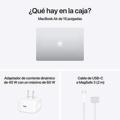 MacBook Air M5 15” 16GB RAM + 512GB (Teclado Ingles) - Silver (2026)