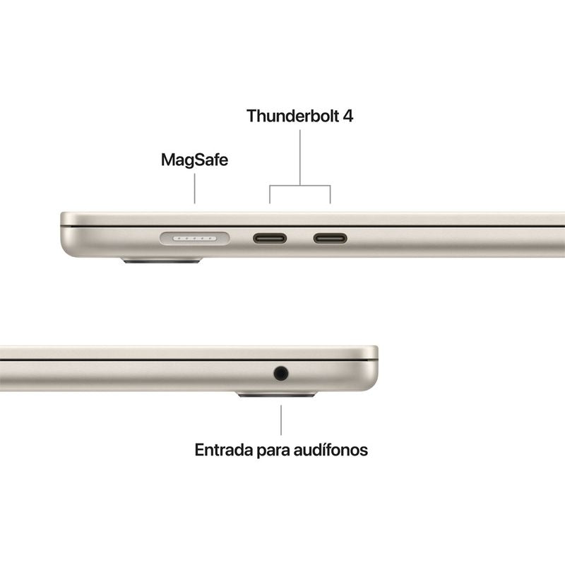 MacBook Air M5 15” 16GB RAM + 512GB (Teclado Ingles) - Starlight (2026)