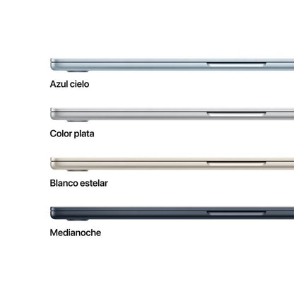 MacBook Air M5 15” 16GB RAM + 512GB (Teclado Ingles) - Midnight (2026)