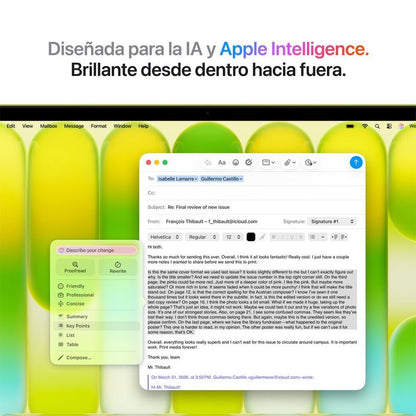 MacBook Neo A18 Pro 13” 8GB RAM + 512GB (Teclado Ingles) - Citrus Yellow (2026)