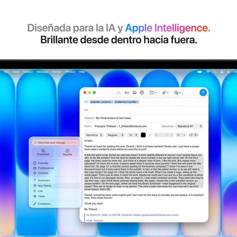 MacBook Neo A18 Pro 13” 8GB RAM + 512GB (Teclado Ingles) - Indigo (2026)